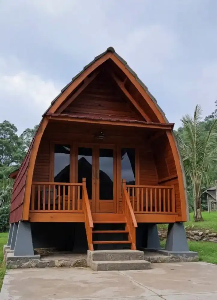 rumah lumbung kayu jati