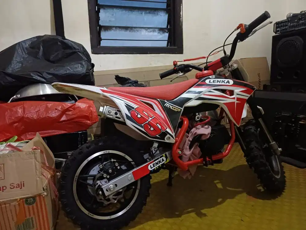 Lenka Minit Trail 50cc 2 Tak Mesin Tarik