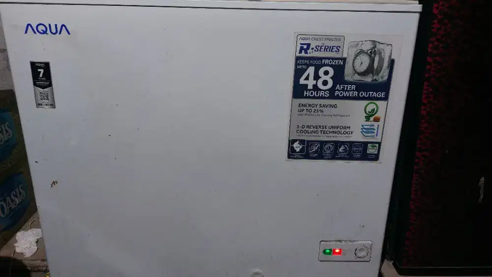 Kulkas freezer box aqua 200 liter