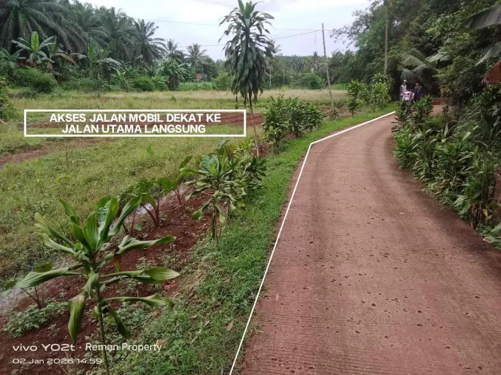 TANAH MURAH SUDAH SERTIFIKAT SHM DI CIMULANG BOGOR RANCABUNGUR