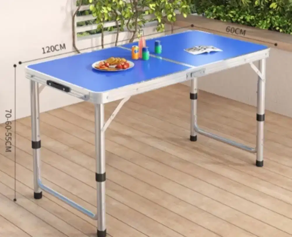 Meja lipat untuk dagang