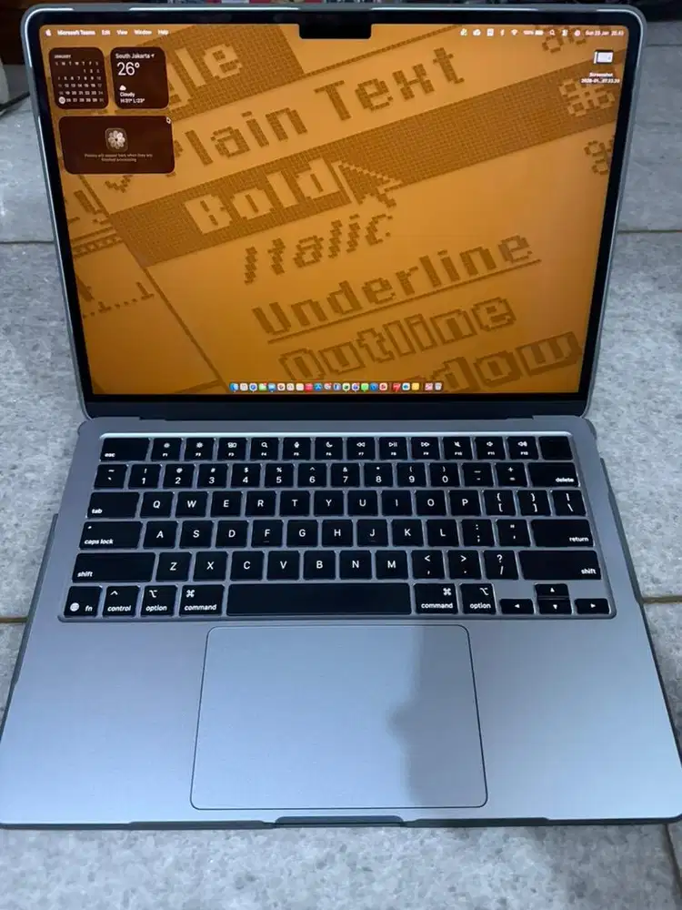 Macbook Air M4 16/512 gb warna Sky Blue