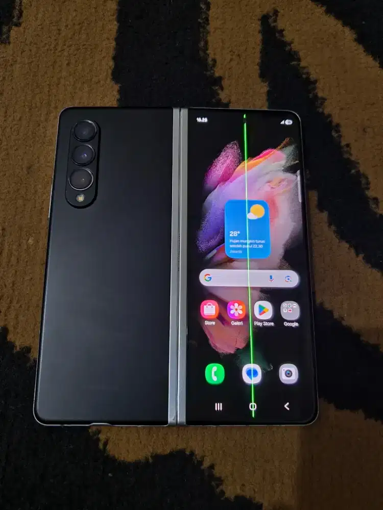 Samsung Zfold3 5G Resmi Sein 12/256Gb