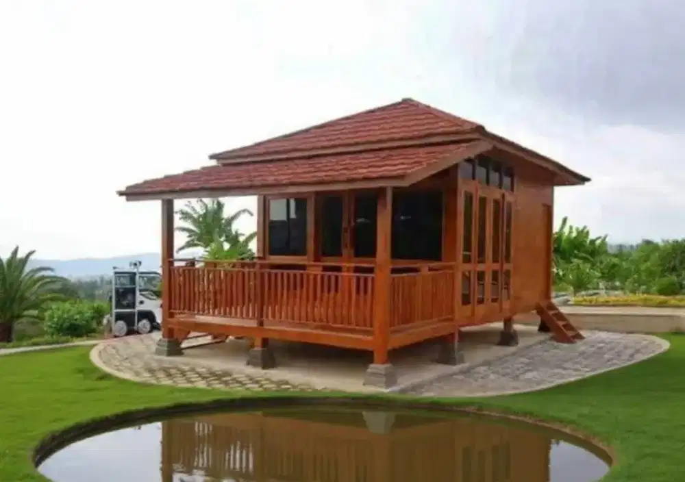 rumah kebun,rumah kayu minimalis