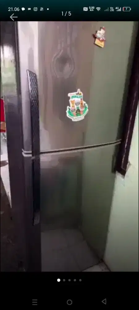 Kulkas panasonic siap pakai normalasih ORI blm diservic