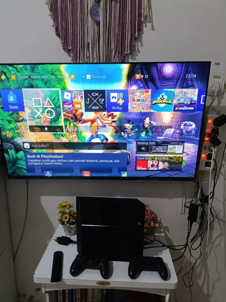 Jual ps4 second like new, baru di pale 2 kali dari awal beli