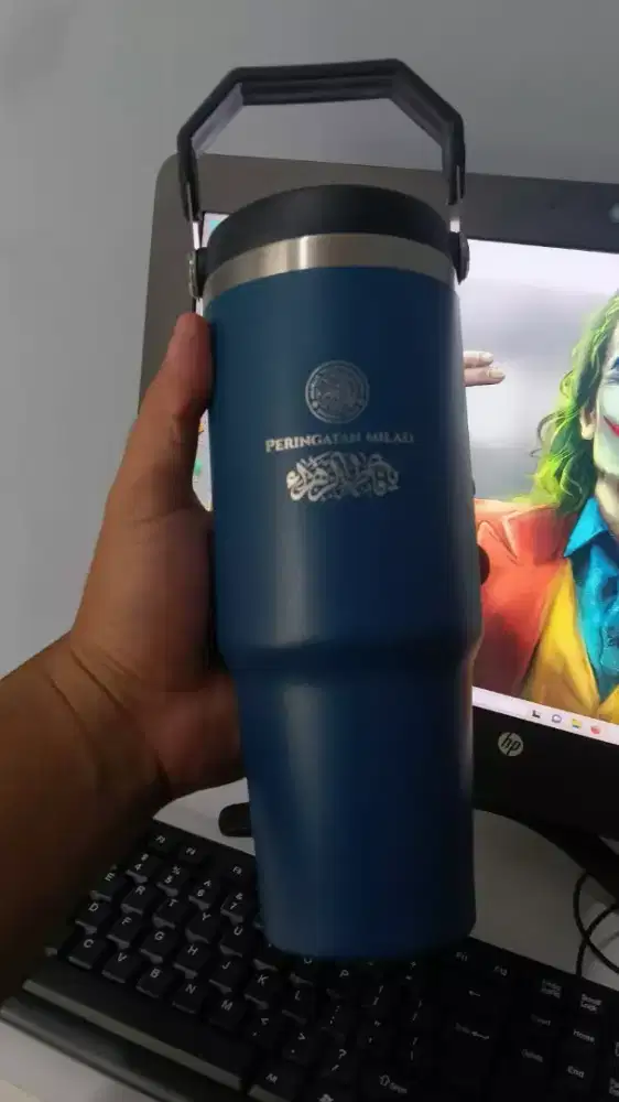 Laser dan print uv Tumbler souvenir murah