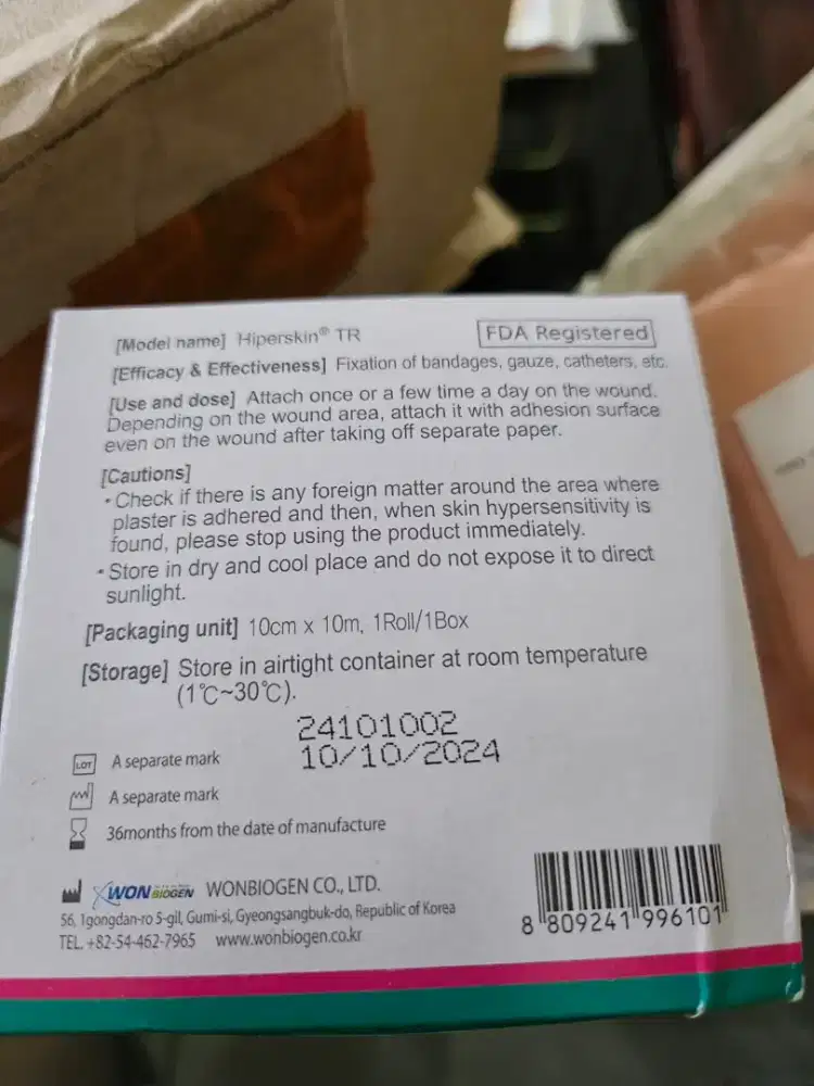 Plester hiperskin TR