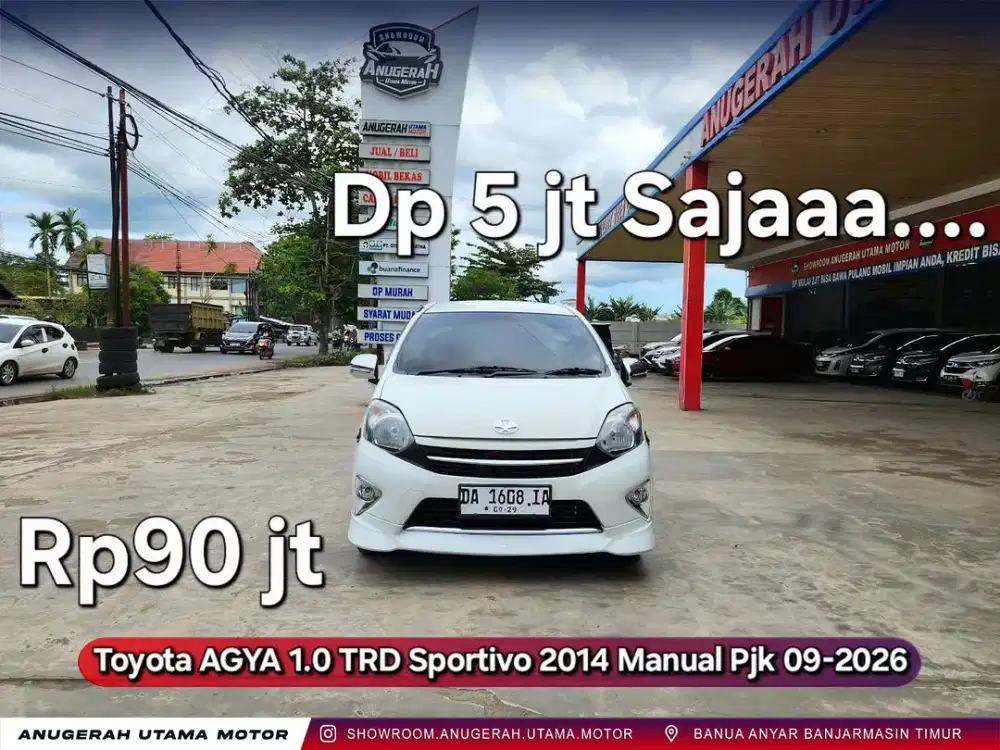 Dp5jt Agya 1.0 TRD S 2014 Manual istimewa