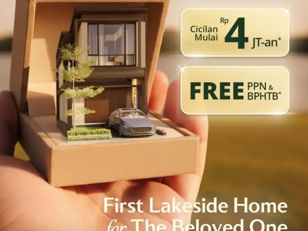 Myztro Shila Sawangan: Rumah Minimalis Tepi Danau + Fasilitas Premium