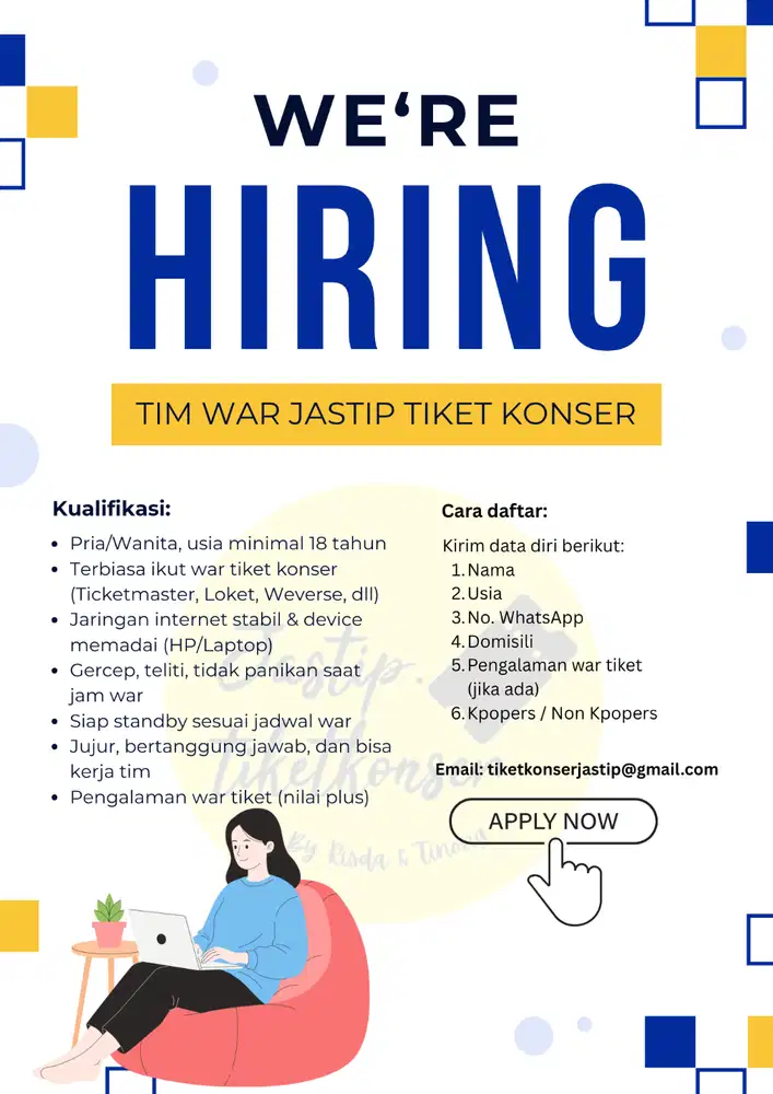 freelance tim war konser