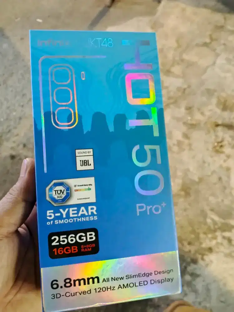 Jual Infinix hot50 pro+ ram8+8/256 fullset