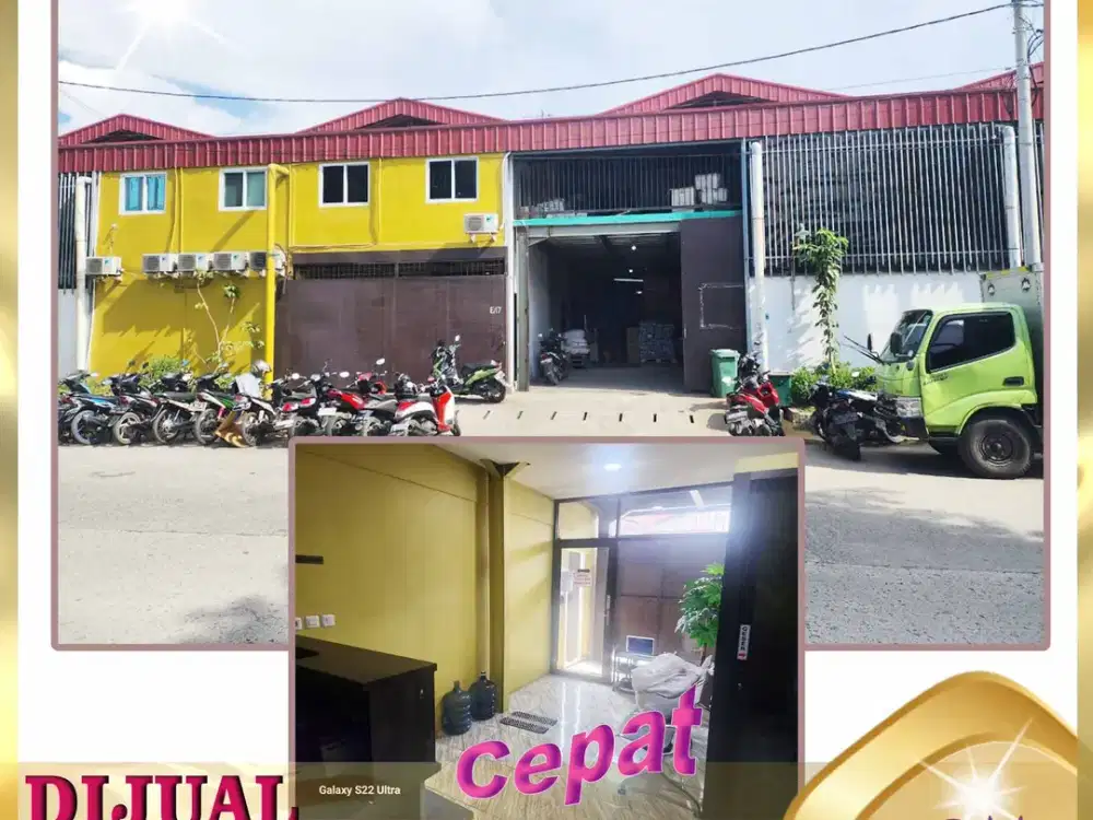 DIJUAL CEPAT GUDANG/PABRIK 2 Lantai di Royal Kosambi Tangerang - SS