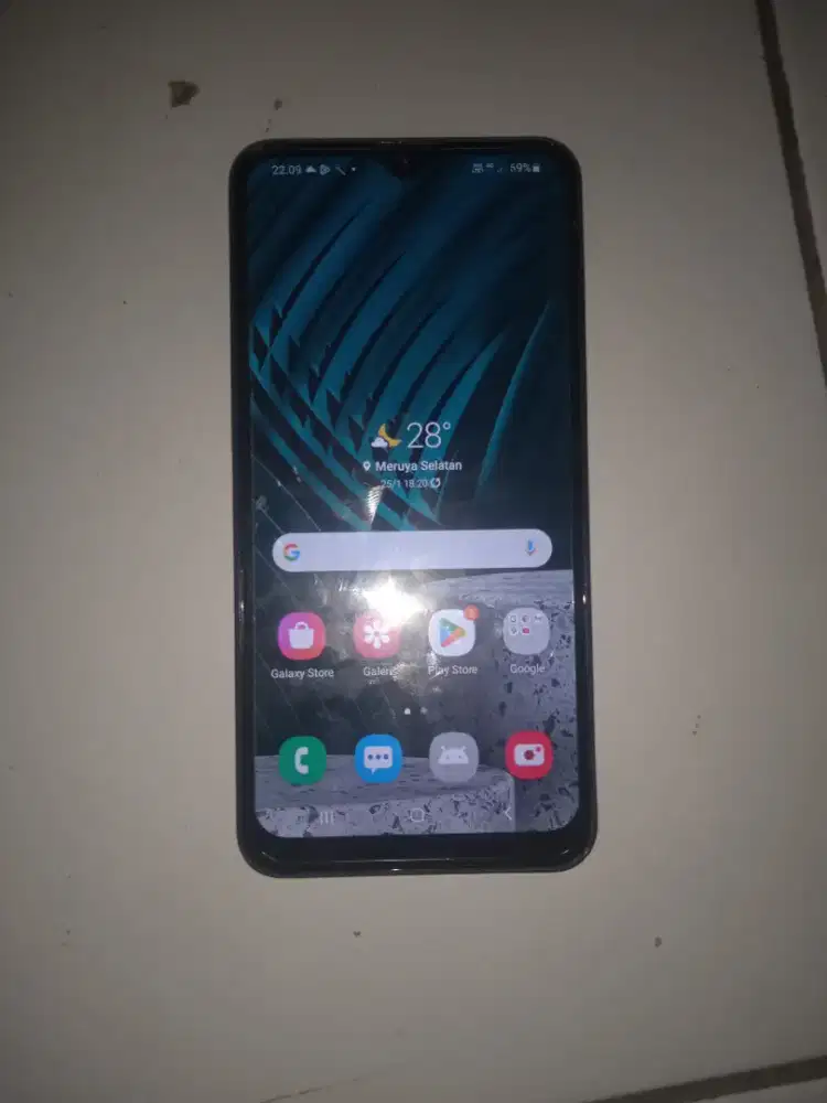 Samsung a10s ram 2/32minus retak 3 helai dan wifi off