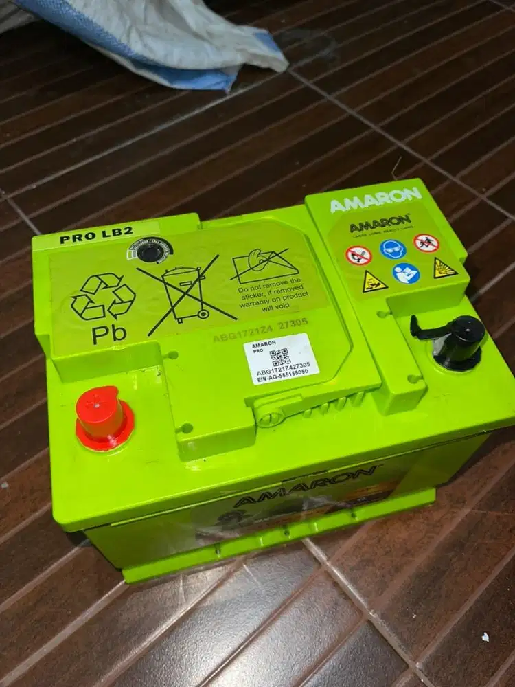 Dijual Cepat Aki Mobil AMARON 66 / 555-59 - 66Ah