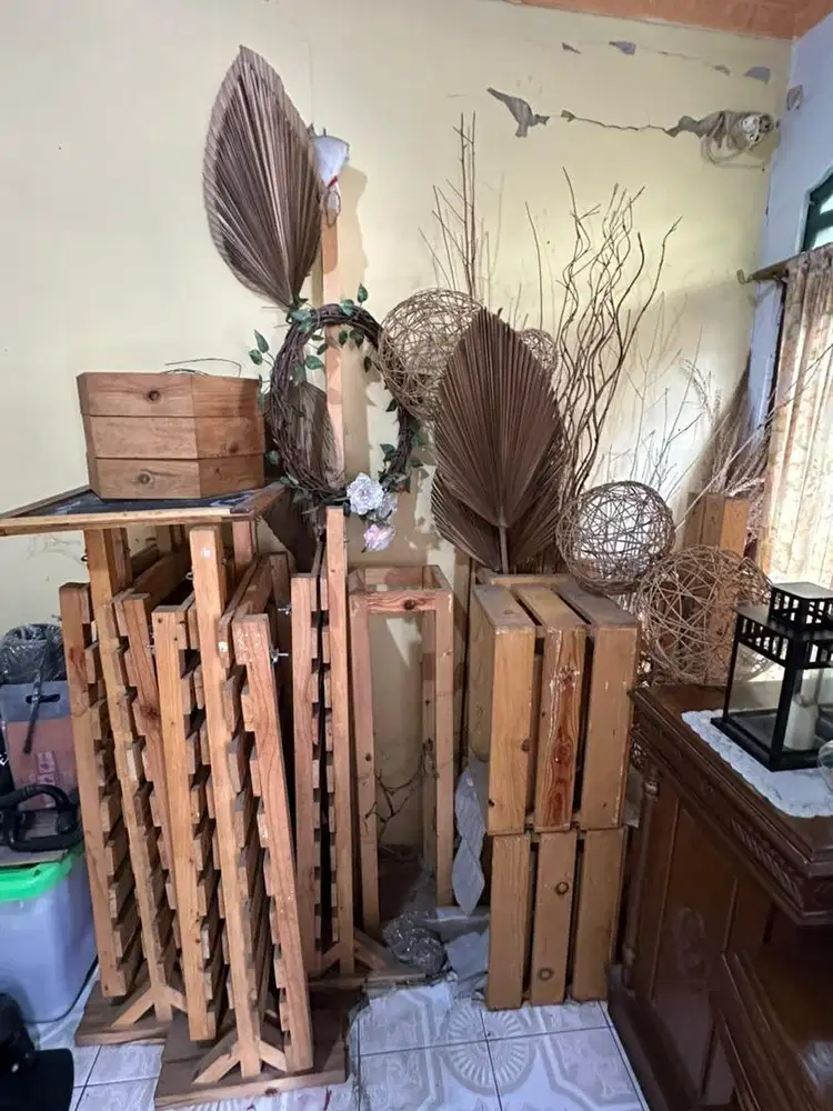 DIJUAL ALAT DEKOR KAYU JATI BELANDA