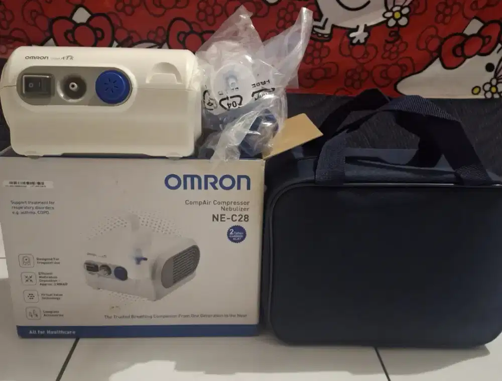 SATU SET NEBULIZER MERK OMRON TYPE NE-C28