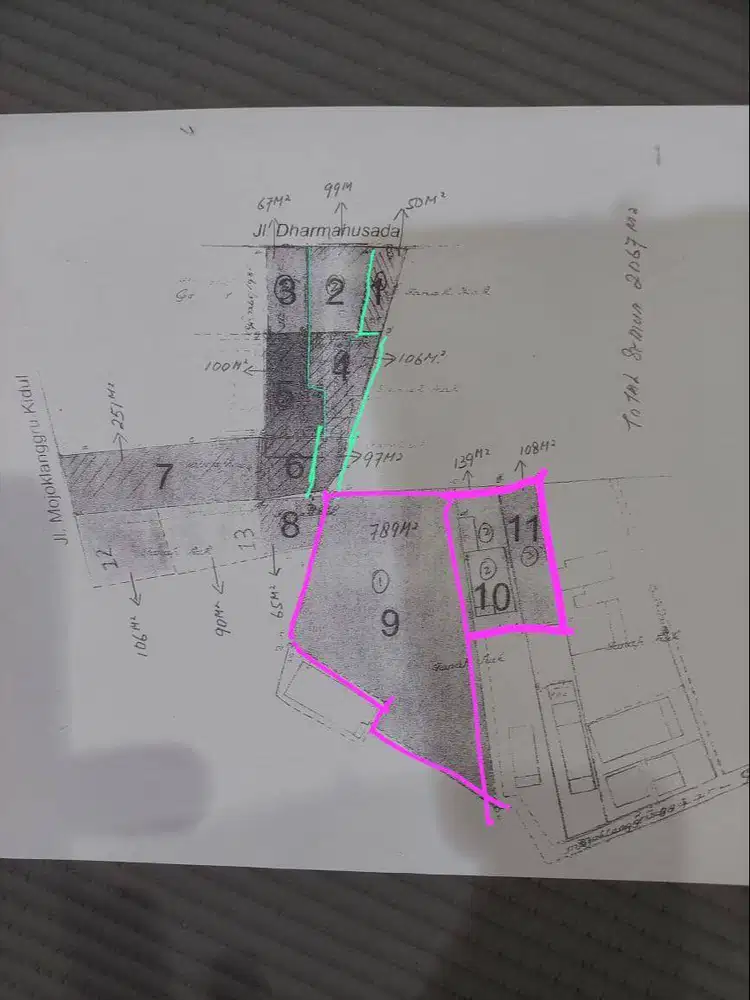 DISEWAKAN KOMERSIAL AREA DI RAYA DHARMAHUSADA SURABAYA LOKASI BAGUS