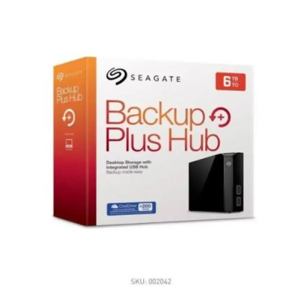 HDD External 3.5 Seagate Backup Plus Hub 6TB