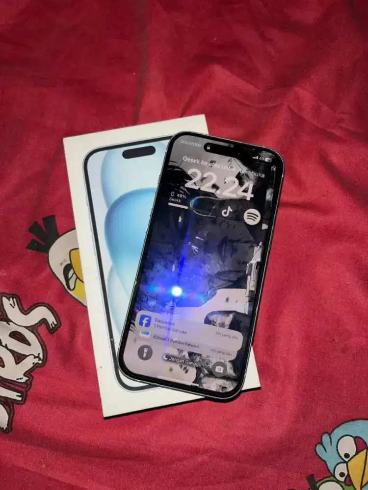 Iphone 15 blue 128gb ibox