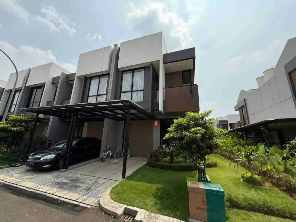 TURUN HARGA! Rumah Hoek Premium Magenta Residence Summarecon Bekasi – Semi Furnished