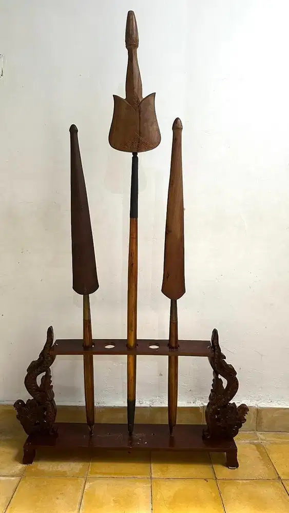 Pusaka Tombak Trisula Antik Koleksi