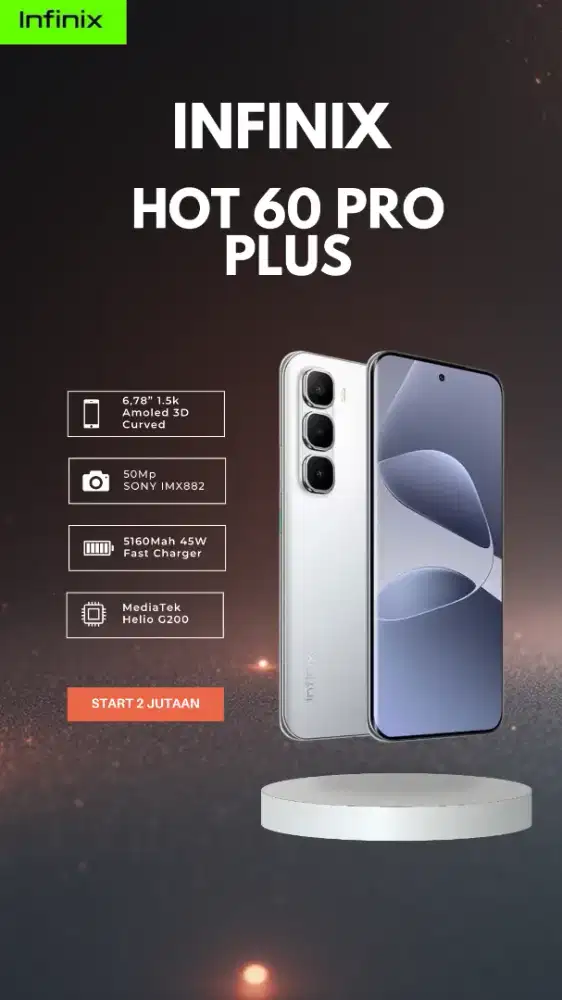INFINIX HOT 60 PRO PLUS 8/256 READY STOK