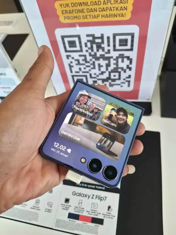 SAMSUNG Z FLIP 7 Diskon 3 Juta + Cashback PWP 2 Juta + Gift Up 2 Juta