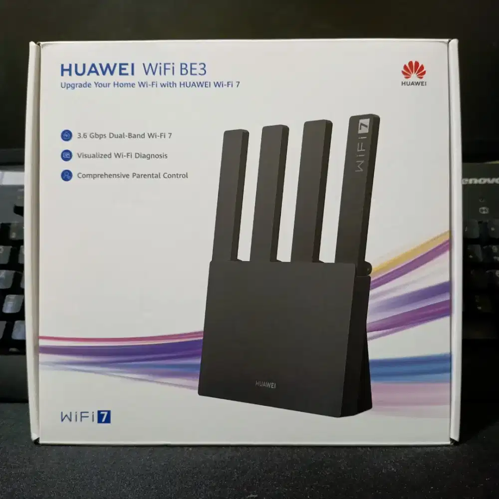Huawei WiFi BE3 3.6Gbps Dual-Band Router WiFi 7 Segel Garansi Resmi