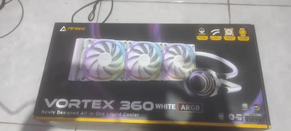 Cooler VORTEX360 White (Liquid/Water Cooler) White BNIB