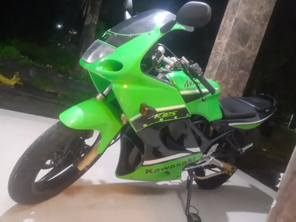 Jual kawasaki ninja rr old 2009 surat lengkap pajak hidup lokasi clg
