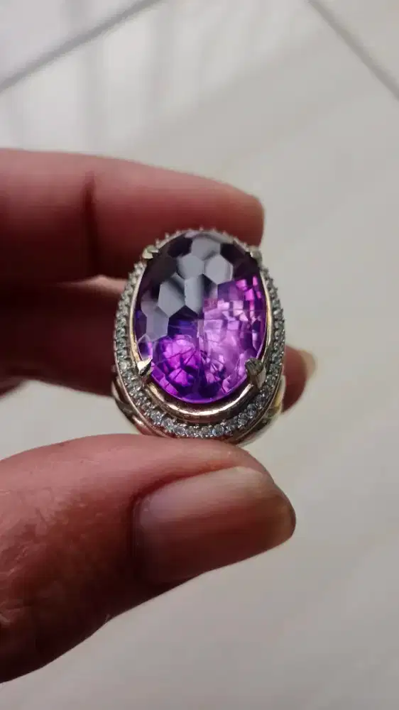 Batu Amethys cutting jumbo Joss