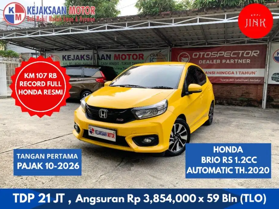 Honda Brio RS 1.2cc Automatic Th.2020 RECORD HONDA FULL