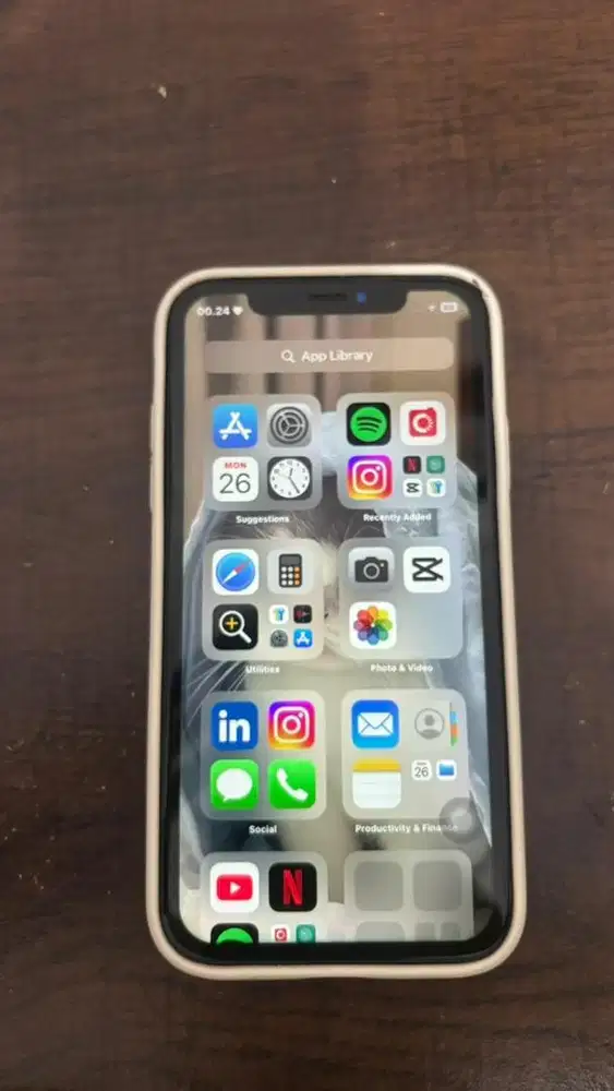 IPHONE XR 64GB BLACK SECOND INTER LIKE NEW