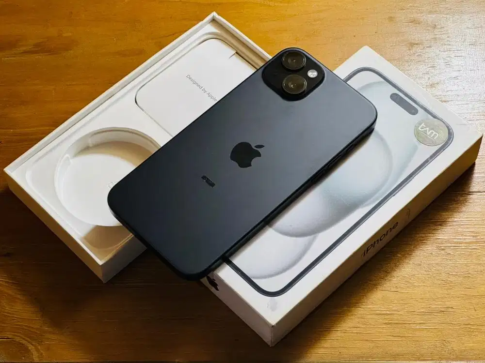 iPhone 15 Plus 128GB iBox BH100% Garansi Juli 2026