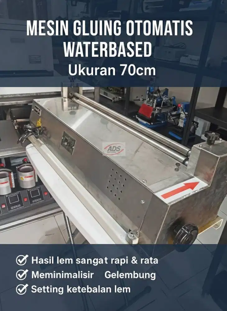 MESIN LEM OTOMATIS WATERBASED / GLUING OTOMATIS ENAMEL