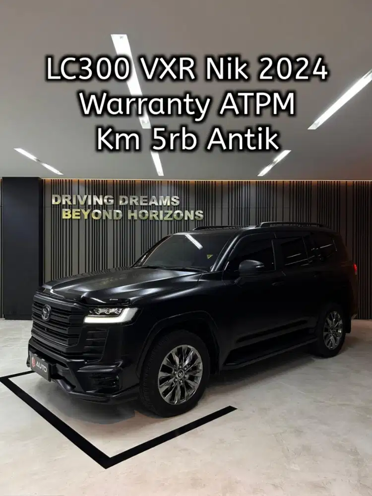 Toyota Land Cruiser LC300 VXR 2025 LC Hitam Km5rb Nik 2024 D9MT