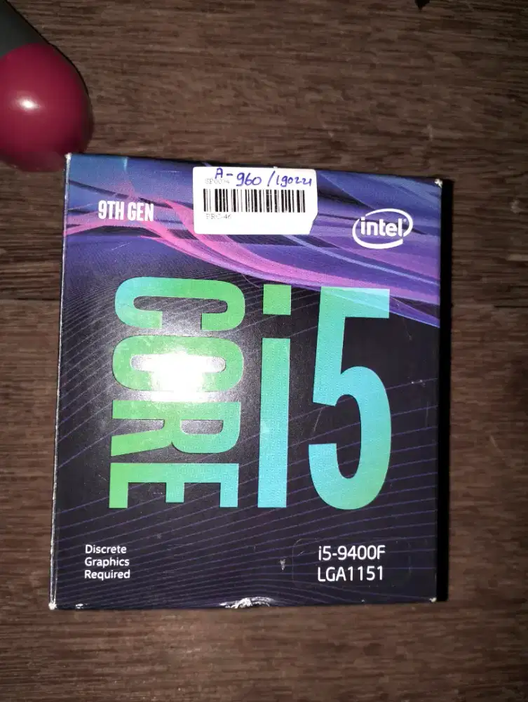 Processor intel i5 9400f box