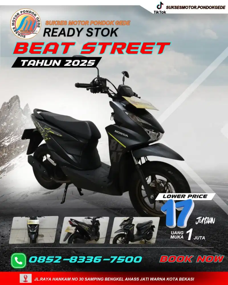 FREE ONGKIR SEJABODETABEK HONDA BEAT STREET TAHUN 2025