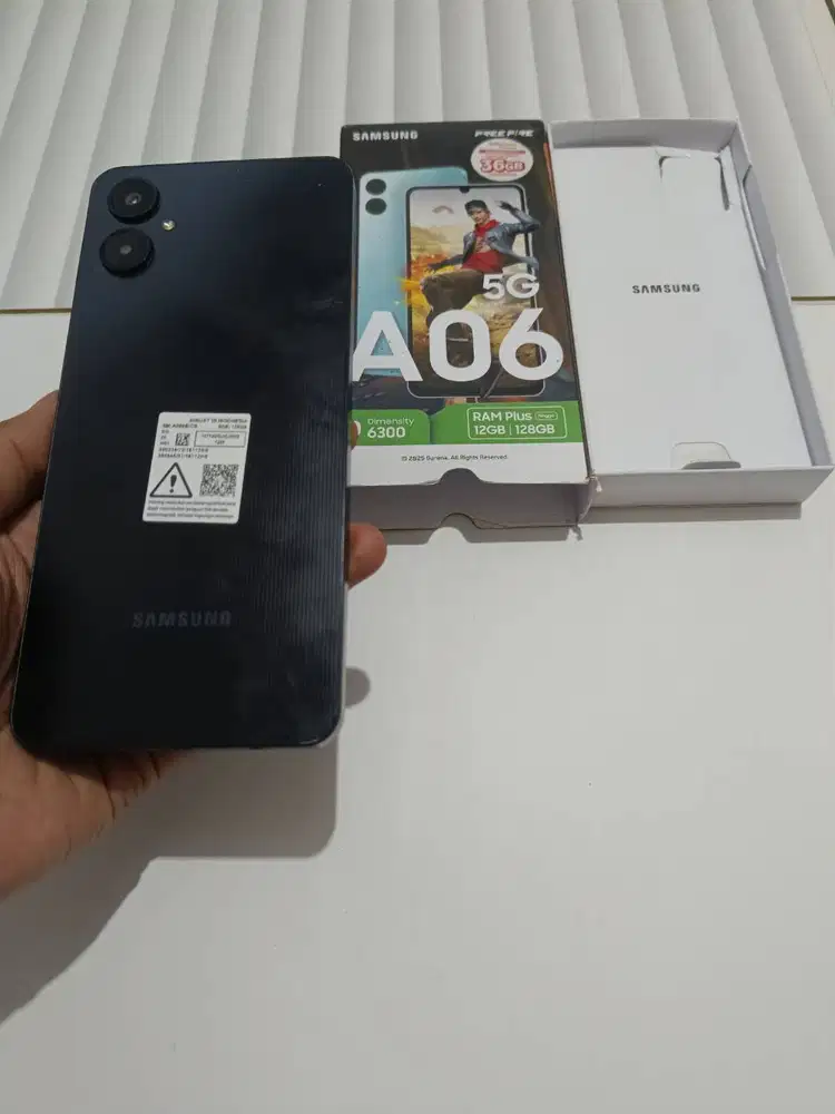 Hp Samsung Galaxy A06 5G 6/128GB Mulus Fullset Garansi Baterai Sehat