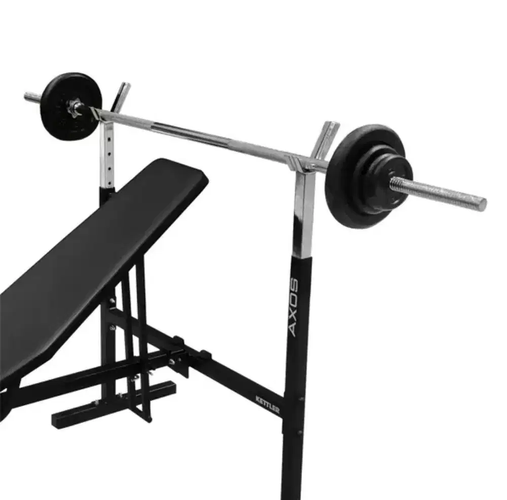 Ketter axos weight bench set bar berwyn dan plate 10kg 4 pcs