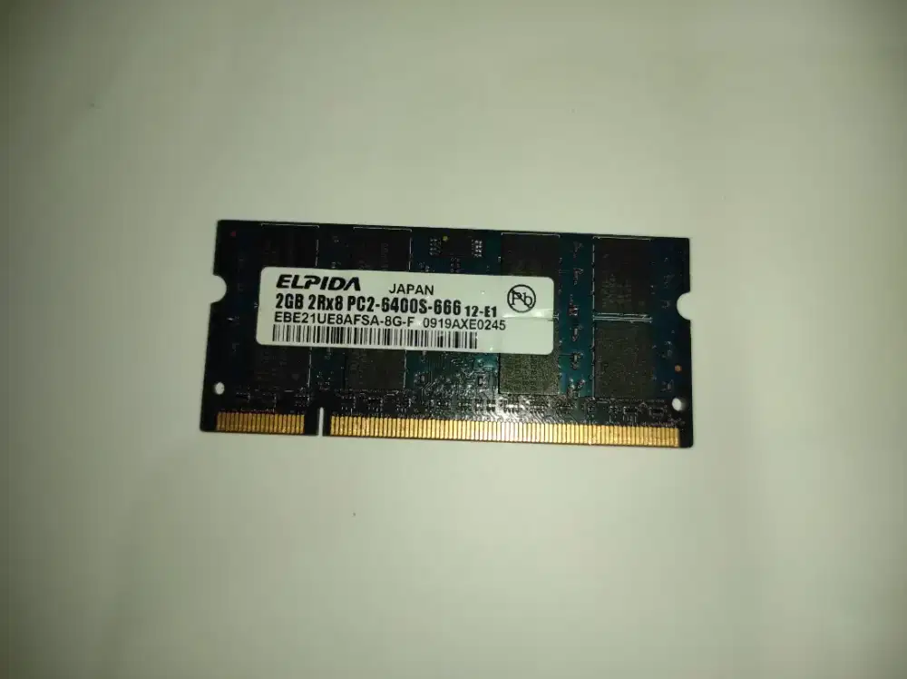 RAM Laptop DDR2 2GB Elpida PC2-6400S 800MHz - Copotan Original