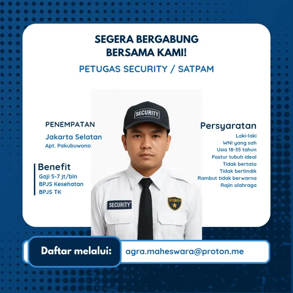 Lowongan Pekerjaan - Security