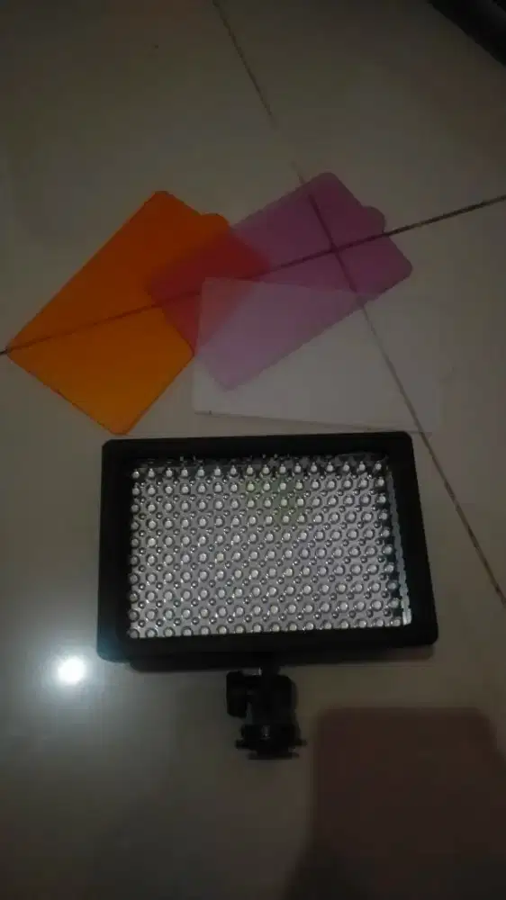 LED TaffStudio Lighting Kamera HD 160 ada 3 filter