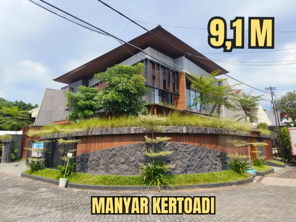 ‼️TURUN HARGA‼️RUMAH HOOK MEWAAAAH  JUAL RUMAH MEWAH MODERN TROPIS MANYAR KERTOADI KLAMPIS DHARMAHUSADA, SURABAYA TIMUR. SELANGKAH MERR, KERTAJAYA