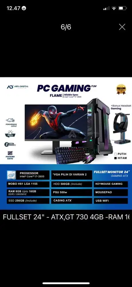 paket pc gamingg
