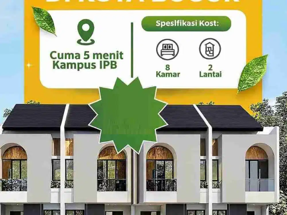 Kosan di TENGAH KOTA Bogor Cuma 5 Menit ke Kampus IPB