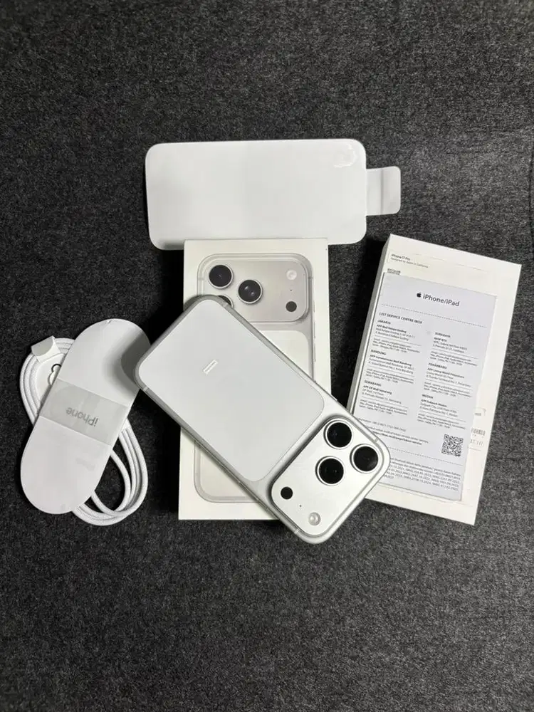 iPhone 17 Pro 256gb Silver iBox hanya buka dus