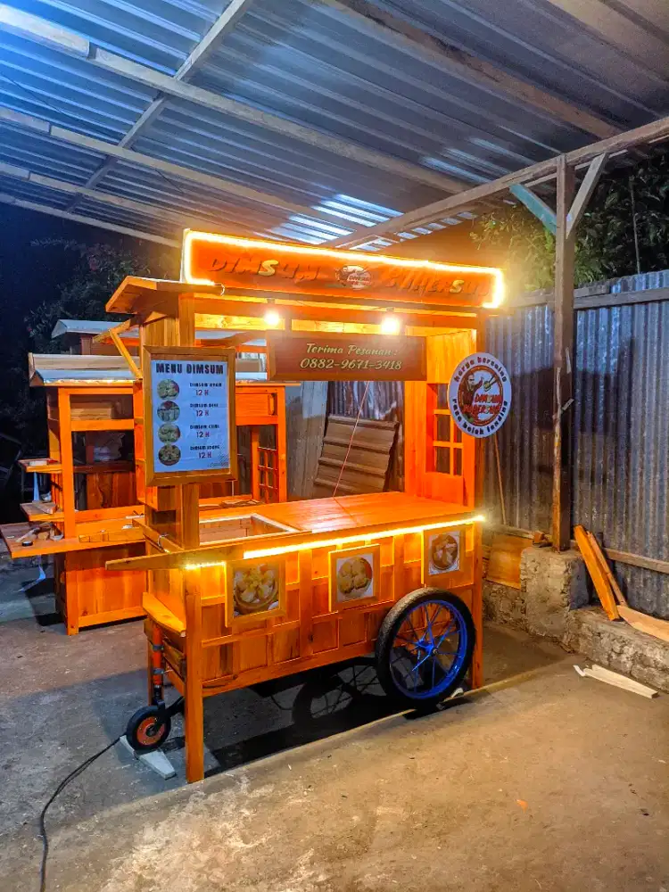 COD GEROBAK DIMSUM, GEROBAK ROTI BAKAR, GEROBAK ANGKRINGAN, MIE AYAM