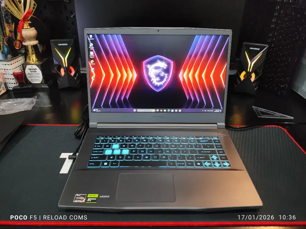 MSI THIN 15 Ryzen 7535HS RTX 4050 BNOB